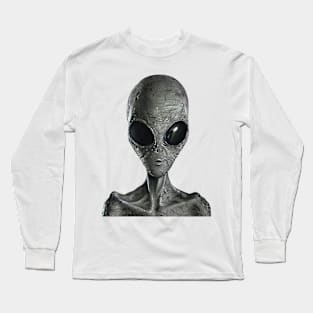 Alien Drawing Long Sleeve T-Shirt